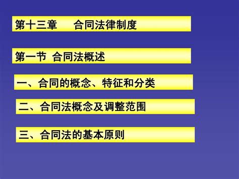 经济法自学课件第十一章 合同法律制度word文档在线阅读与下载无忧文档