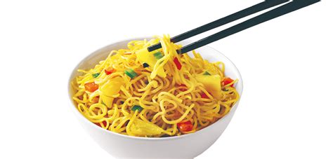 Savory Stir Fried Noodles With Vegetables Free Clipart PNG All