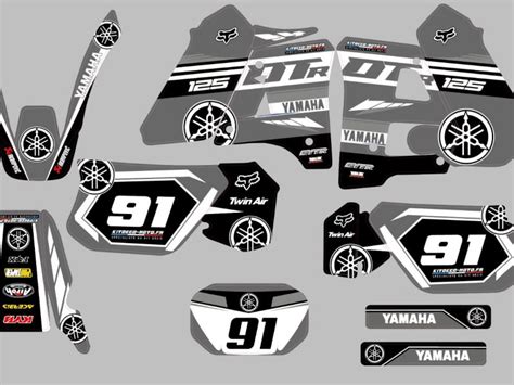 Graphic Kit Yamaha Dt Before Dtx Dtr Kitdeco Moto Fr