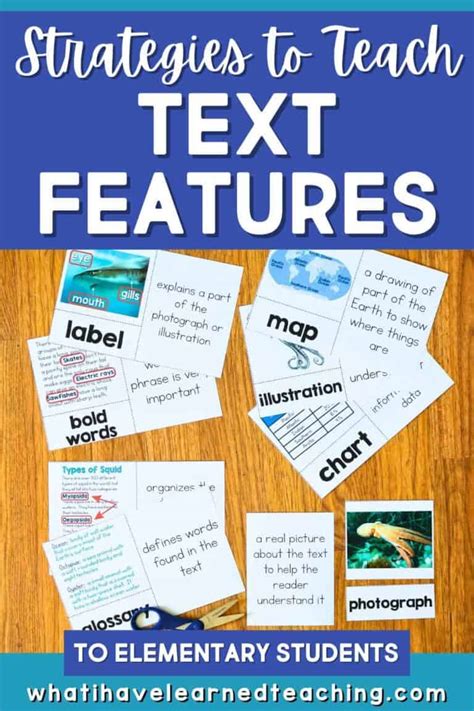 effective strategies  teaching text features