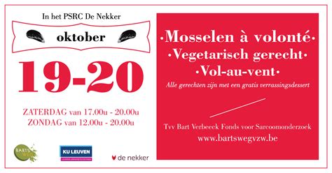 Mosselweekend Oktober In De Nekker Barts Weg Vzw