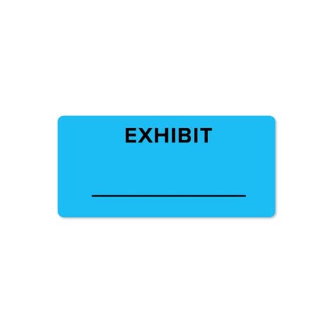 exhibit stickers exhibit sticker labelvalue