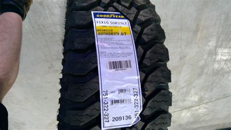 Goodyear Wrangler Authority A T Tire Property Room