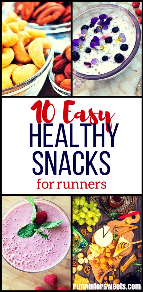 10 Healthy Snacks For Runners Runnin For Sweets Healthy Snacks