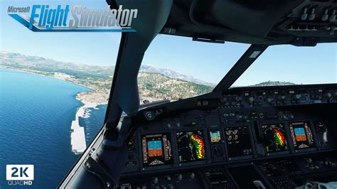 Samos Island Smi Bumpy Arrival And Visual Approach Rwy Pmdg