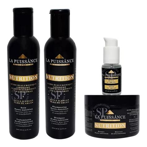 La Puissance Kit Arg N Shampoo Acondicionador M Scara Serum Mercadolibre