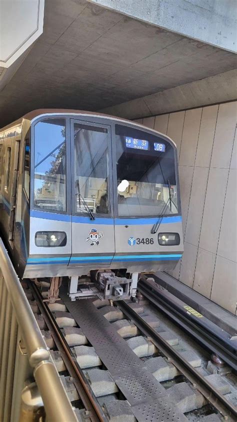 横浜市営地下鉄ブルーラインの3000a形3281fによる湘南台行きin下飯田駅 よしちゃん＠しゃもじのパワフルフル寄り添い隊ステーションワールド♪