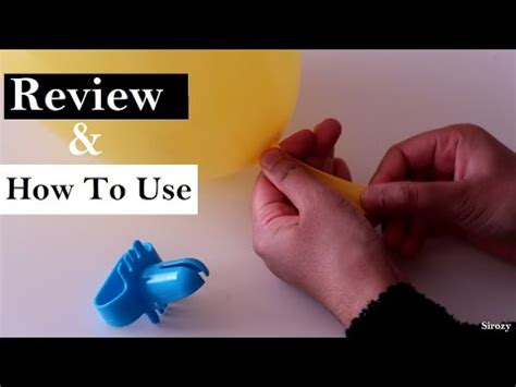 4 Ways To Use Balloon Tying Tool How To Tie Balloons Without Hurting