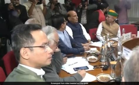 Government Convenes All Party Meeting Ahead Of Parliament S Winter Session