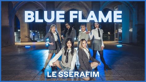 Kpop In Public Boston Le Sserafim 르세라핌 Blue Flame Dance Cover