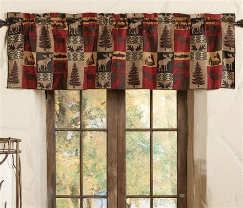 Lovely Rustic Curtains Valance In Rustic Curtains Black Forest