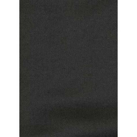 Solid black polyster cotton fabric