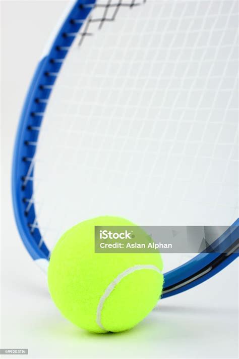 Tennis Rocket And Ball Stock Photo - Download Image Now - 2015, Close ...