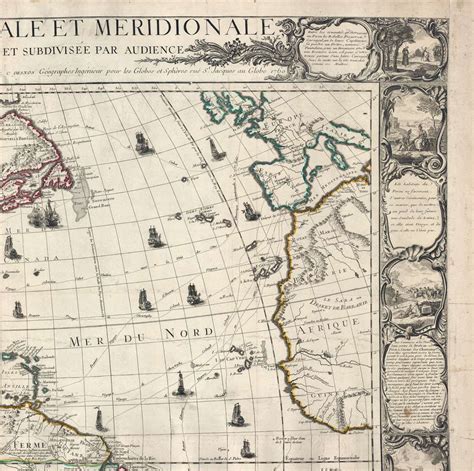 Amerique Septentrionale Et Meridionale Divis E En Ses Principaux Pais