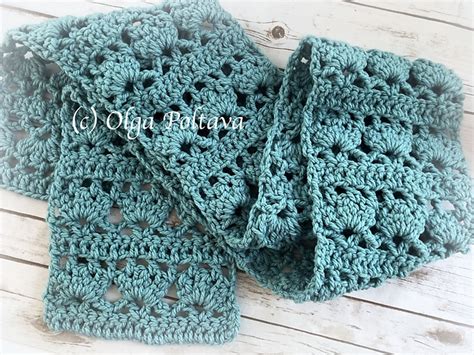 Ravelry Chunky Lacy Scarf Pattern By Olga Poltava