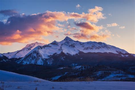Winter Sunset near Telluride, Colorado, USA [oc] [5214x3476] : r/EarthPorn