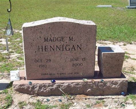 Madge Mae Thomas Hennigan 1910 2000 Find A Grave Memorial