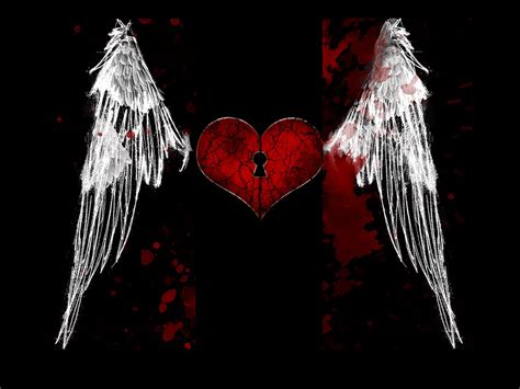 Heart With Wings Wallpaper Wallpapersafari