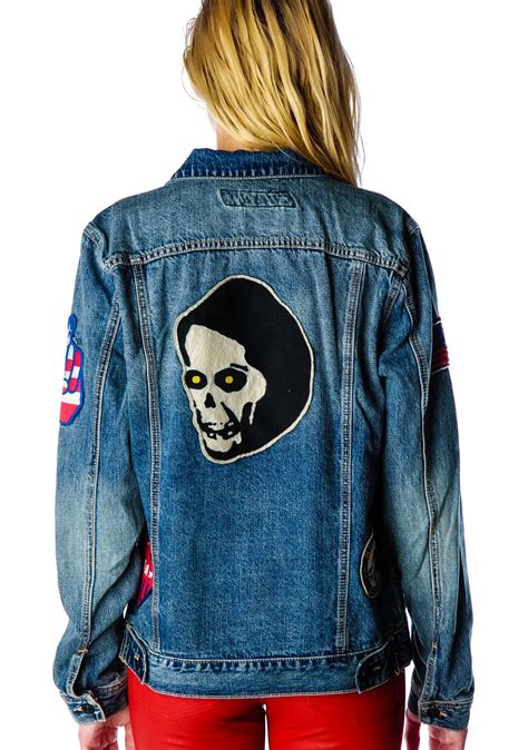 Kill City Libertad Denim Jacket Dolls Kill