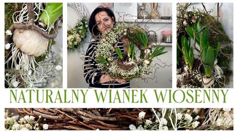 Naturalny Wianek Wielkanocny Wianek Wiosenny Youtube