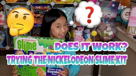 Nickelodeon Slime Kit Make Your Own Glitter Cool Scented Fun