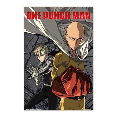 Affiche One Punch Man Saitama Genos