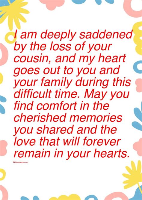 Sympathy Messages Wishes And Captions For Loss Of Cousin Wishbreeze