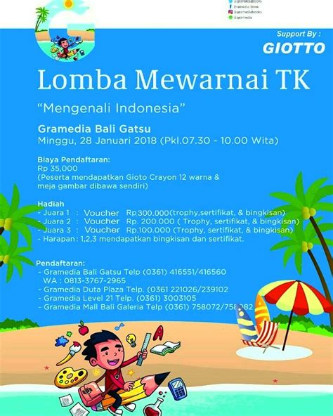 lomba mewarnai TK tema Mengenali Indonesia - lomba menggambar dan mewarnai 2021