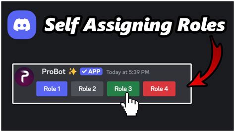 How To Make Self Assign Roles In Discord Youtube