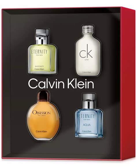 4 Piece Calvin Klein Mens Cologne Or Womens Perfume T Sets