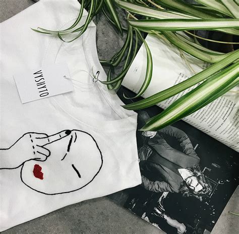 Fuck You T Shirt Autumn Sassy T Shirt Funny T Shirt Hand Embroidery White T Shirt