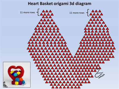 Origami D Mikaglo Jak Zrobi Koszyk W Kszta Cie Serca Z Origami