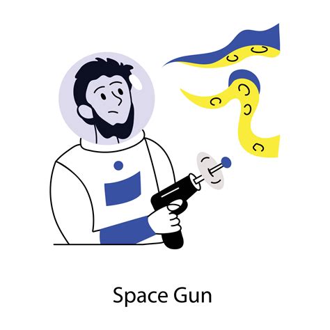 Trendy Space Gun 24204058 Vector Art at Vecteezy