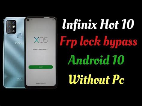 Infinix Hot 10 Hot 10 Play Frp Bypass All Infinix Android 10 Google Account Bypass Without