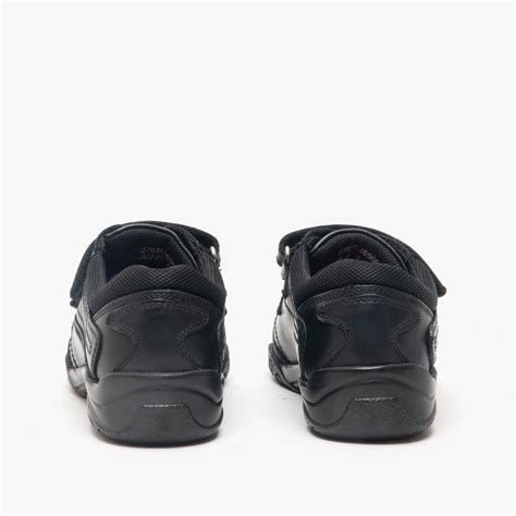 Hush Puppies Jezza 2 Boys Leather School Shoes Black