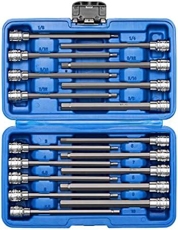 Casoman Drive Extra Long Torx Bit Socket Set Piece Torx Stra