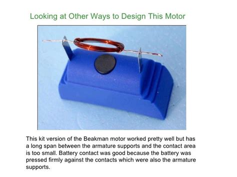 Build A Simple Electric Motor