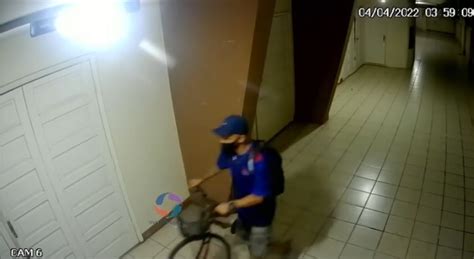 Homem invade prédio na Rua Alexandre Herculano e furta bicicleta na