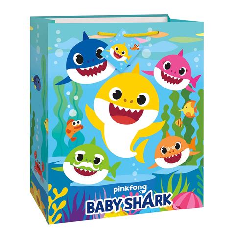 Baby Shark Birthday Gift Bag | Baby Shark Party Supplies