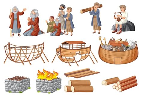 Premium Vector | Religious bible stories in vector illustrations