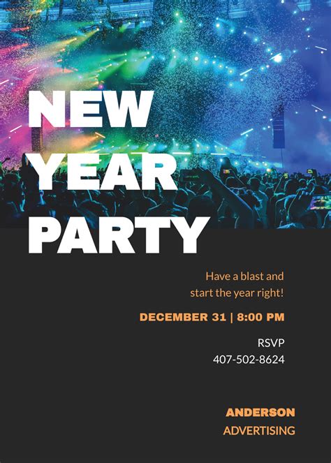 Advertising agency Invitations Template - Edit Online & Download