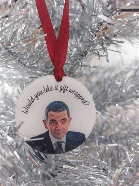 Love Actually Rowan Atkinson Quote Bauble Christmas Decoration - Etsy UK