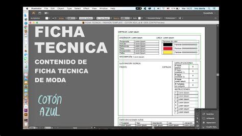 Modelo De Ficha TÉcnica Para Ropa Descargable Y Editable