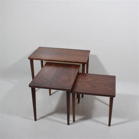 Tables Gigognes Vintage En Palissandre De Rio Scandinave