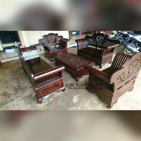 Jual Kursi Tamu Jati Madura Keong Furniture Ukiran Jepara Kab Jepara