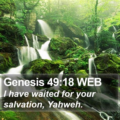 Genesis 4918 Web I Have Waited For Your Salvation