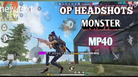 Op Headshots Free Fire Garena Highlight Youtube