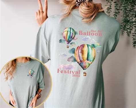 Hot Air Balloon Shirt Balloon Festival Tee Adventure Time Etsy