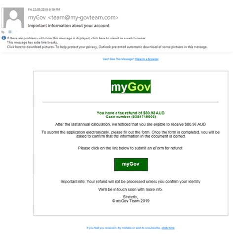 Scam Alert: myGov tax refund - Marsh & Partners Accountants