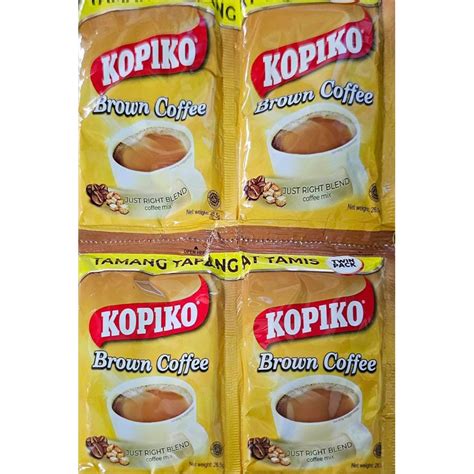 Kopiko Brown In Coffee Mix Grams X Sachets Shopee Philippines